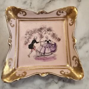 Vintage Hand Painted Porcelain Plate - Kronach OCA Bavaria